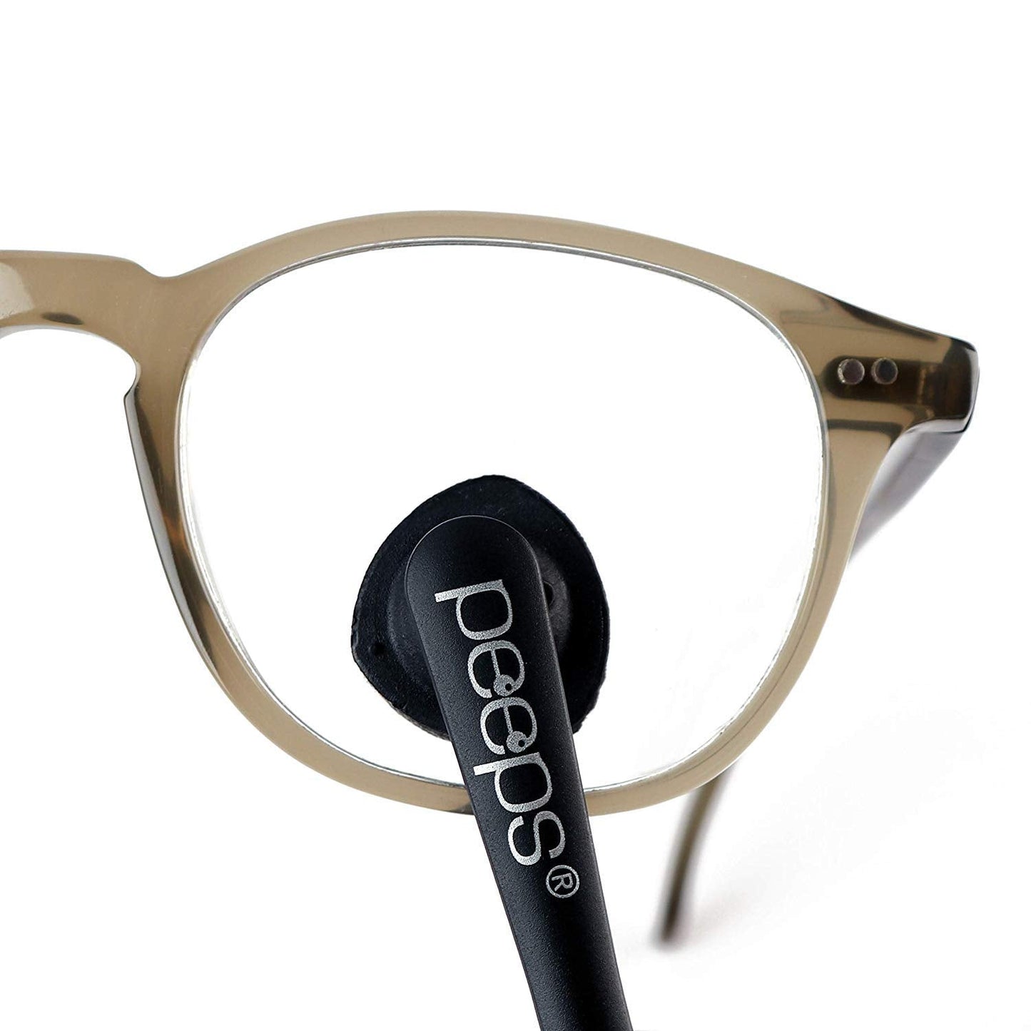 CarbonKlean Peeps Eyeglass Lens Cleaner – NASA-Used Carbon Microfiber, 500 Uses (Injected White)