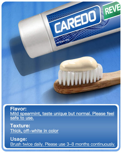 CAREDO Cavity Repair Toothpaste – Hydroxyapatite Remineralizing, Fluoride-Free
