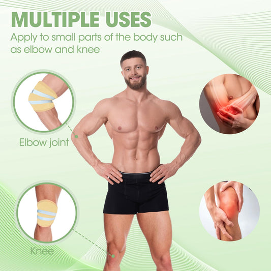 11 PCS Castor Oil Pack Wrap for Men - Adjustable, Reusable Full-Body Castor Oil Wraps (Eyes to Feet)
