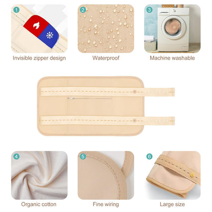 Castor Oil Pack Wrap – Liver Detox & Stomach Relief | Hot/Cold Compress Pads