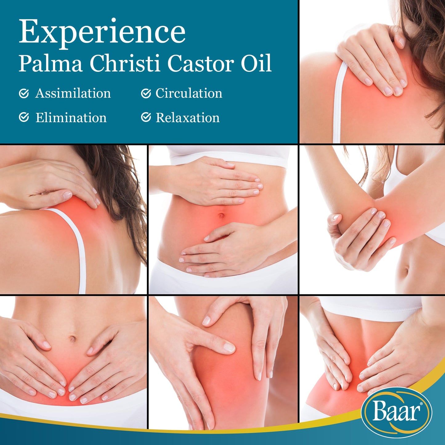 Baar Castor Oil Roll-On 3 oz – Palm Christi | Health & Beauty