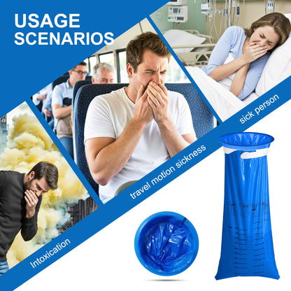 CDThinkingU Emesis Bags 1000ml Leak-Proof, Odor-Control | 100 Pack