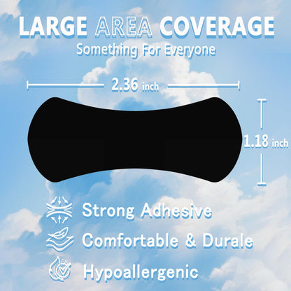 cenlomat Nasal Strips for Snoring (30 Count) – Clear Airways, Gentle On Skin (Black)