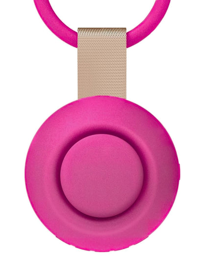 CHICWAY Portable Sound Machine for Baby and Adults — AI Cry Detection, 18 Sounds, Barbie Pink