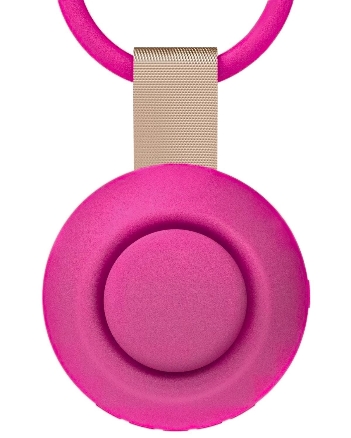 CHICWAY Portable Sound Machine for Baby and Adults — AI Cry Detection, 18 Sounds, Barbie Pink