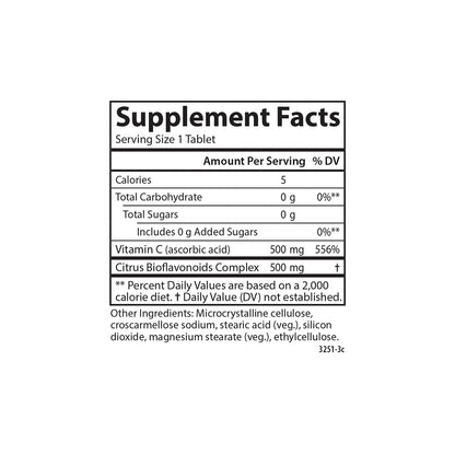 Carlson Super-C Complex Vitamin C + Bioflavonoids – Immune Support | 100 Vegetarian Tablets