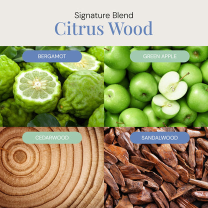 Citrus Wood Aroma Oil – Bergamot & Green Apple Essential Oils (300 mL)