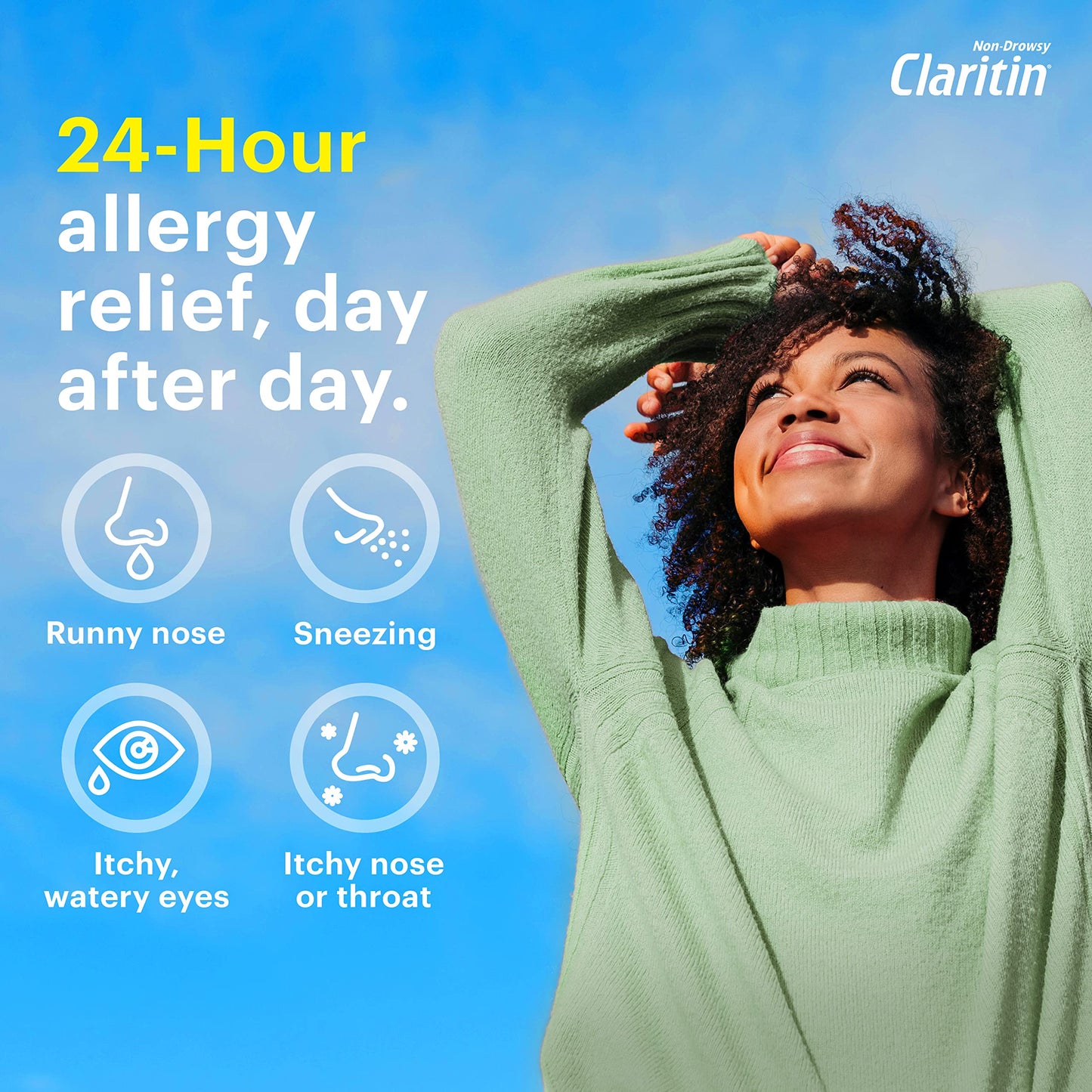 Claritin Liqui-Gels 24 Hour Allergy Relief | Non-Drowsy Loratadine Capsules, 30 Count