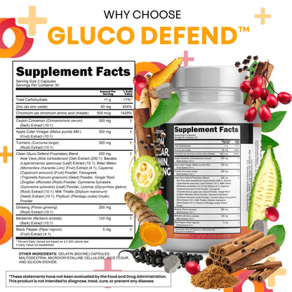 Clean Nutraceuticals Ceylon Cinnamon & Berberine Capsules with Apple Cider Vinegar – 16-in-1 Formula
