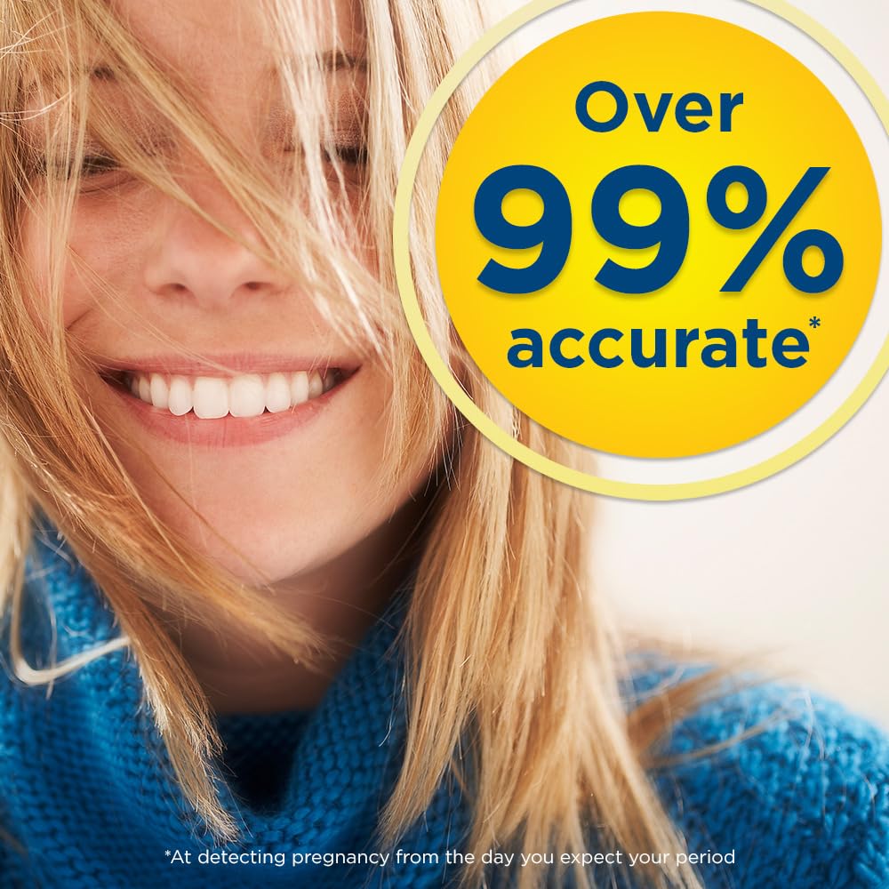 Clearblue Early Detection Pregnancy Test, 2 Count – 6 Days Sooner, 99% Accurate