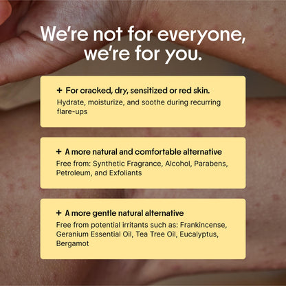 Clearbody Organics Manuka Honey Cream for Eczema & Dry Skin - Colloidal Oatmeal & Aloe - No Greasy Residue - 1 oz