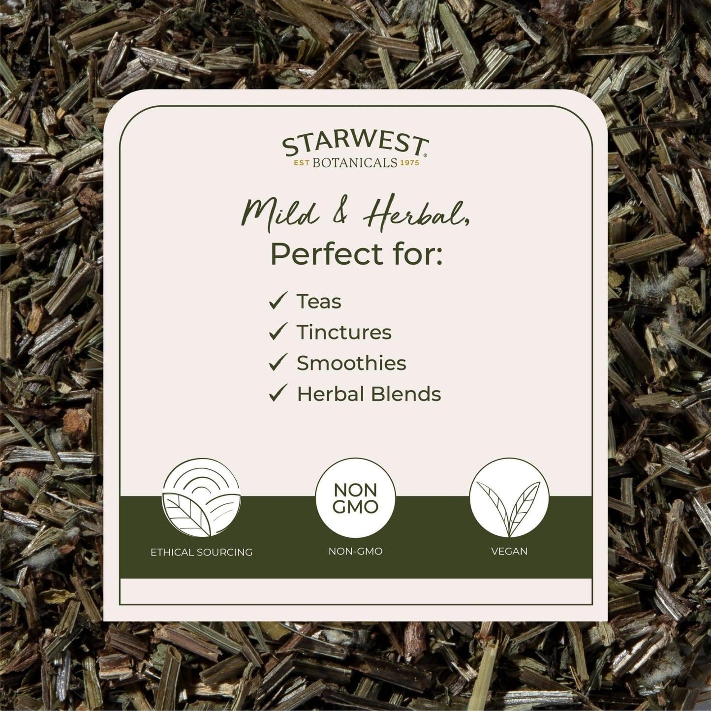 Starwest Botanicals Cleavers Herb Organic - Dried Loose Leaf, 4 oz