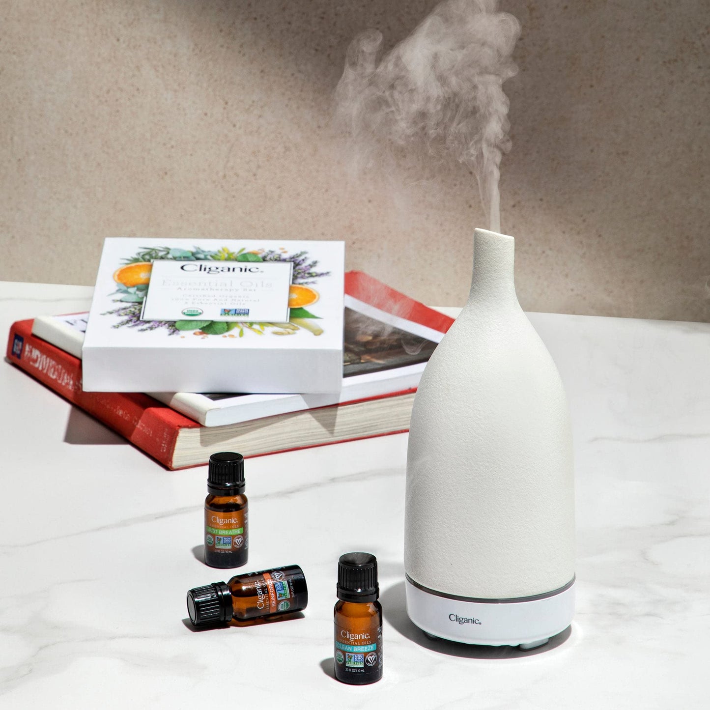 Cliganic Organic Lemongrass Essential Oil, 1oz - 100% Pure Natural Undiluted, for Aromatherapy Diffuser | Non-GMO Verified (Packaging May Vary)