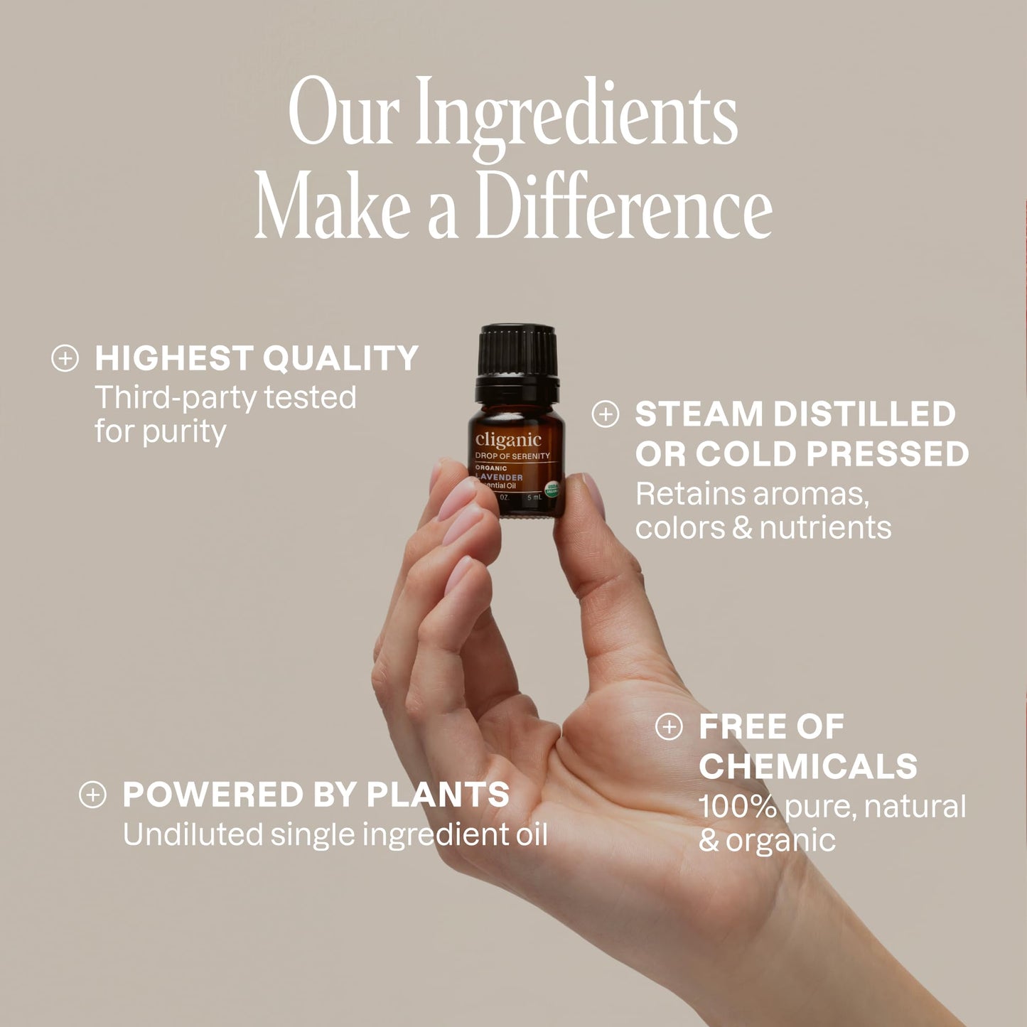 Cliganic Organic Aromatherapy Essential Oils Gift Set (Top 8 Iconics) – 100% Pure