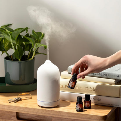 Cliganic Organic Essential Oils Gift Set (Top 4 - The Basics) | 100% Pure Natural Aromatherapy - Peppermint, Eucalyptus, Tea Tree & Orange