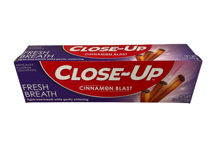 Close-Up Anti-Cavity Fluoride Toothpaste - Ultra Cinnamon 4 oz (2-Pack)