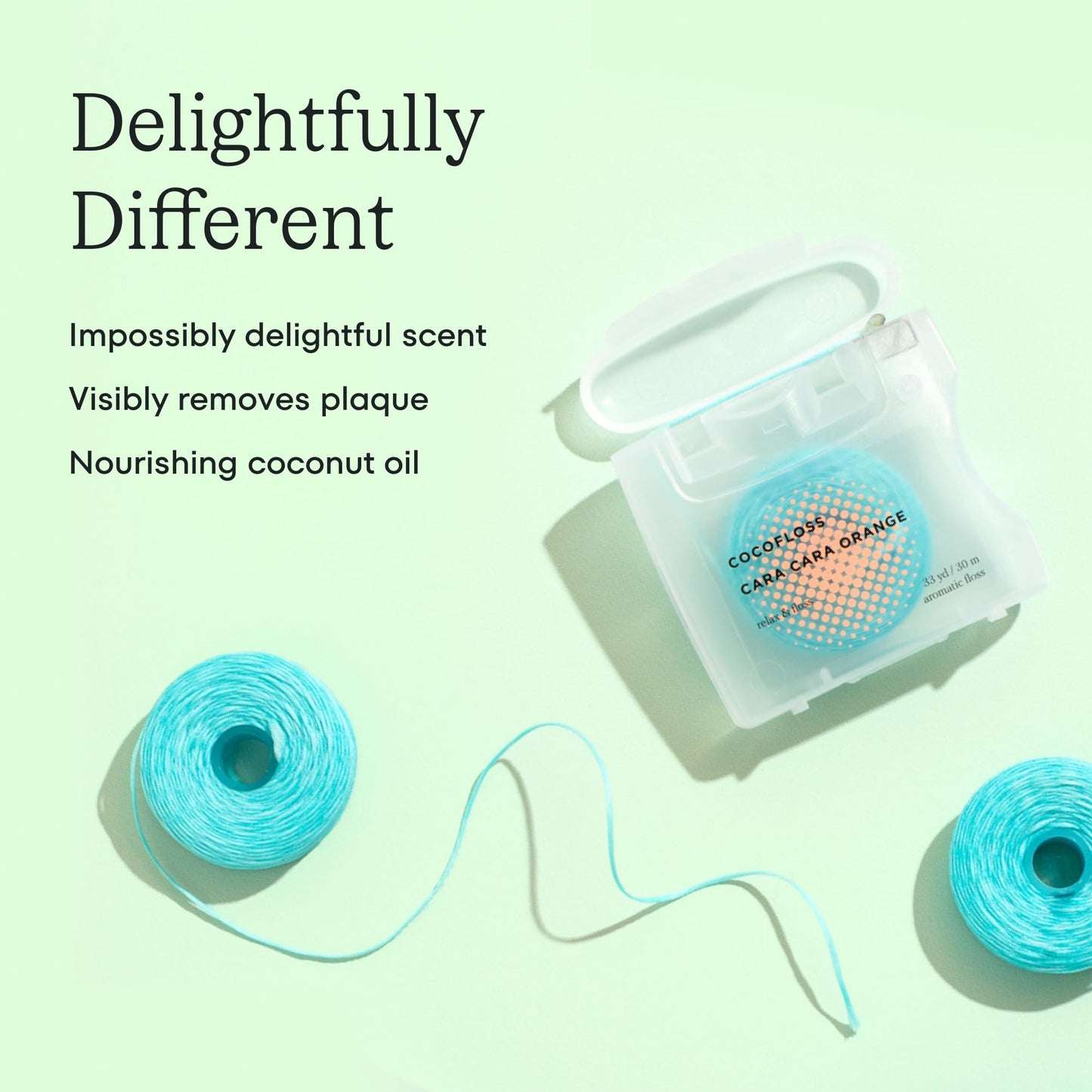 Cocofloss Woven Dental Floss – Dentist-Designed, Vegan, Kid-Friendly (4-Pack)
