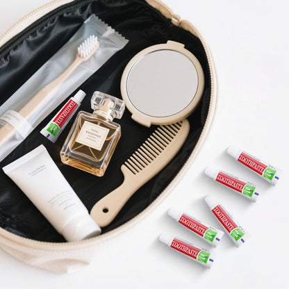Travel Size Toothpaste Bulk — 60 Tubes, Mint, Disposable 0.176 oz