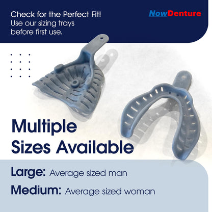 Heat and Fit NowDenture - Premium Immediate Upper Dentures (USA Made)