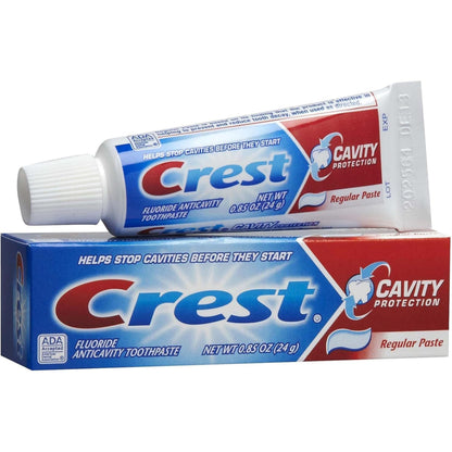 Crest Cavity Protection Toothpaste – Travel Size 0.85 oz (24 g) Pack of 12