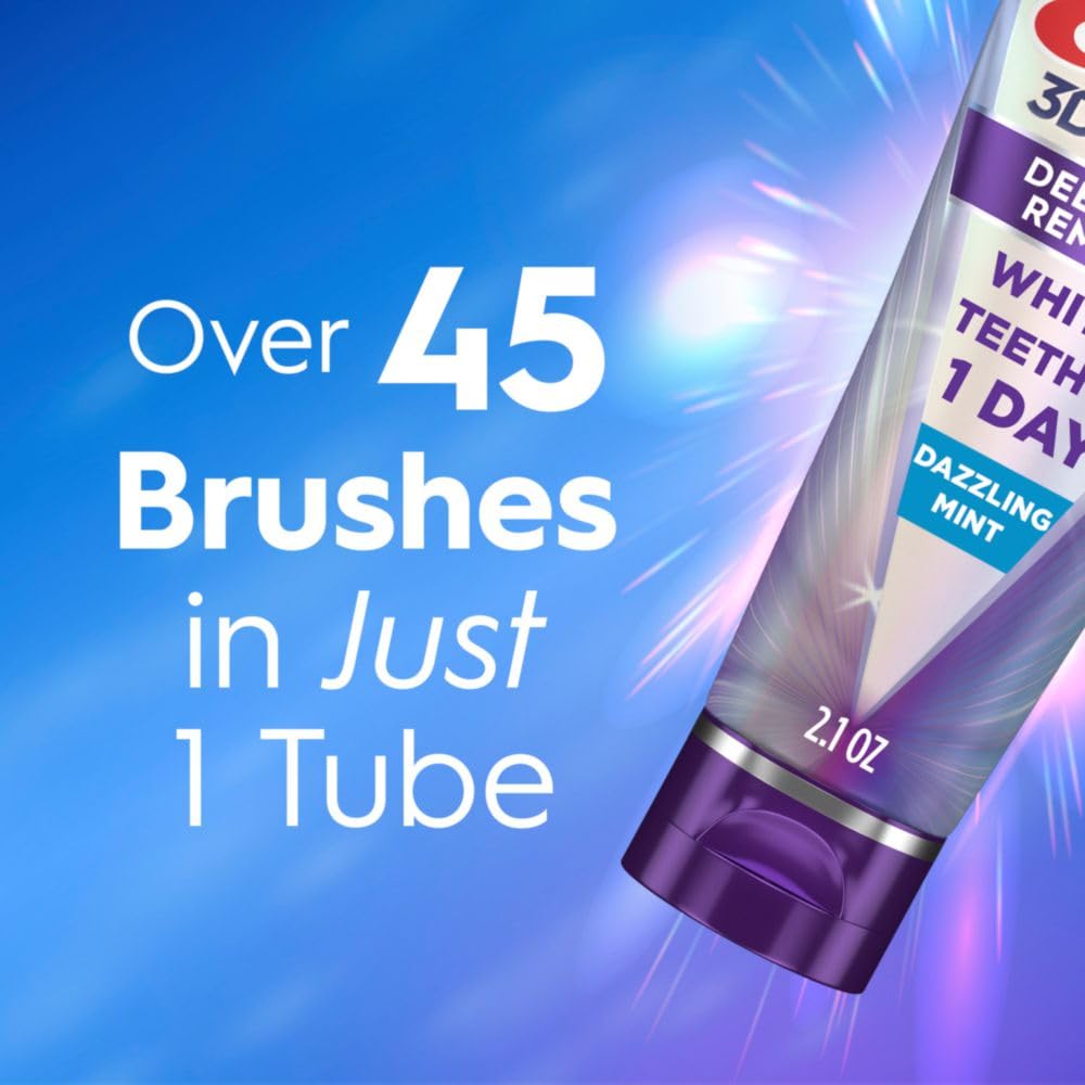 Crest 3DWhite Brilliance Deep Stain Remover Dazzling Mint Toothpaste - 2.1oz