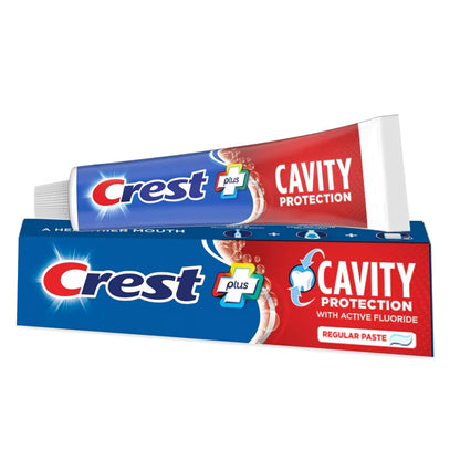 Crest Toothpaste Cavity Protection Regular (Pack of 3) | Cavity Care & Fresh Breath