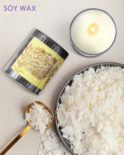 CUKIY 8oz Soy Scented Candle – Lemon Verbena, 50H Burn, Gift Box