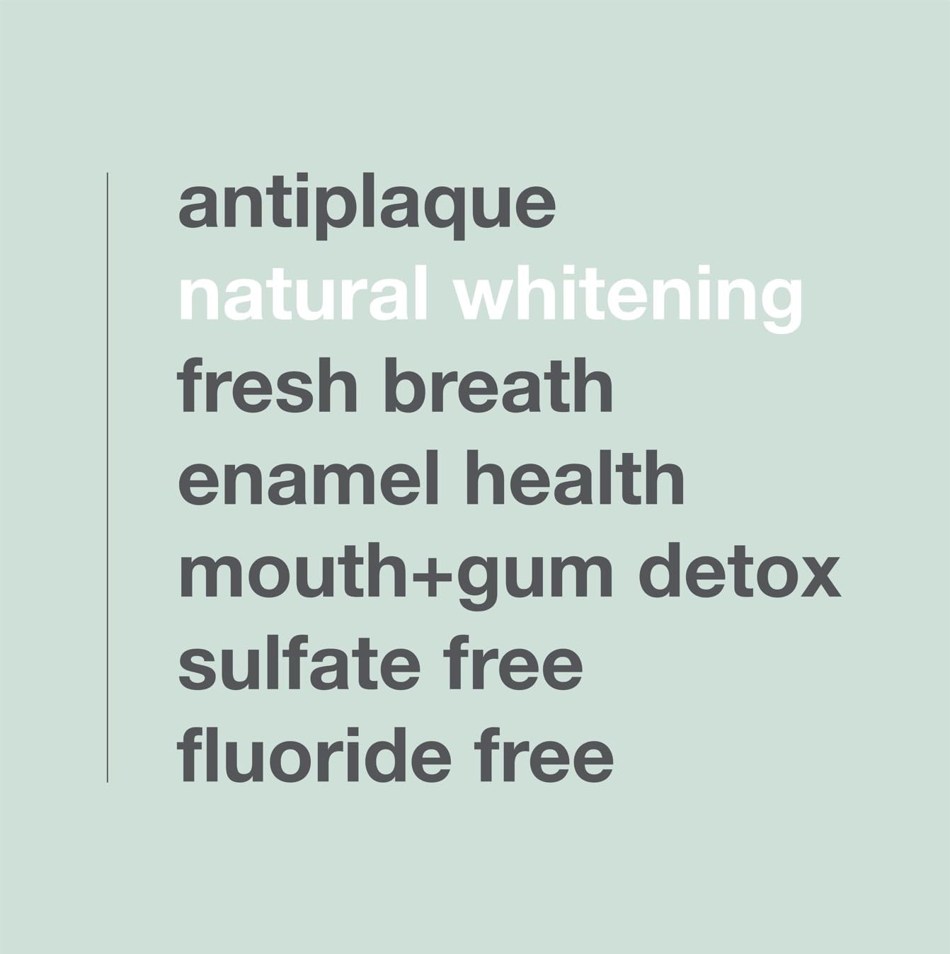 Davids Fluoride Free Toothpaste | Spearmint, SLS-Free, Whitening & Antiplaque | 5.25oz | Made in USA | EWG Verified