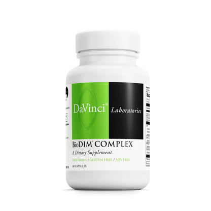 DAVINCI Labs BioDIM Complex - Hormone Support with Vitamin D3, DIM & Trans-Resveratrol | 60 Capsules