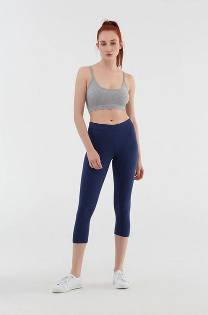 Organic Stretch 7/8 Leggings: Womens
