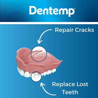 Dentemp Repair Kit - Repair-It Advanced Formula Denture Repair (Pack of 2)