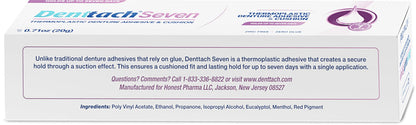 Denttach Thermoplastic Denture Adhesive – Up to 7 Days Cushion Reliner (Pack of 3)