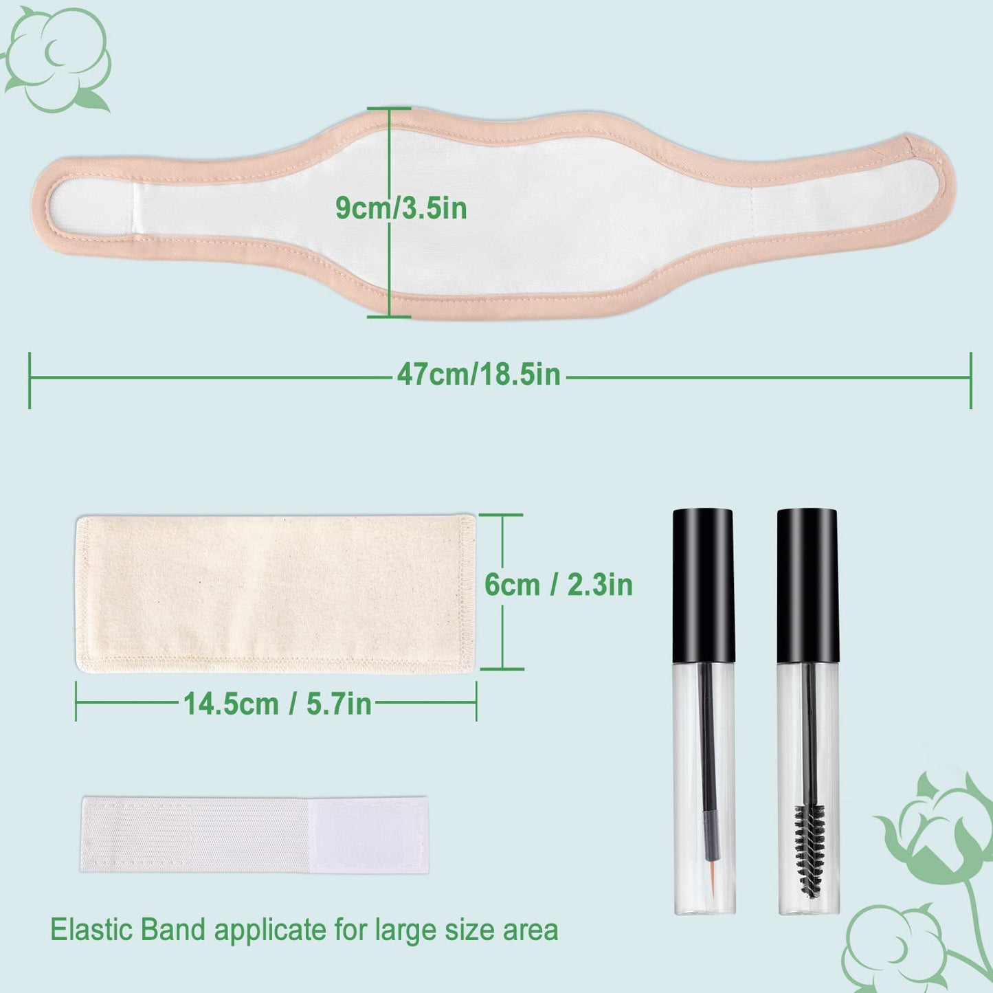 DEROWN Castor Oil Pack Wrap for Neck — Organic Cotton Flannel, Waterproof PUL, Reusable
