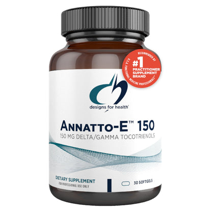 Annatto-E 150mg Tocotrienols | DeltaGold Vitamin E Complex - Non-GMO (30 Softgels)