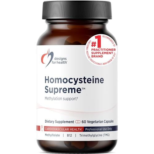 Homocysteine Supreme - Methylated B Vitamins (60 Caps) by Designs for Health