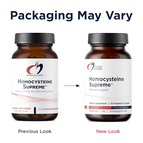 Homocysteine Supreme - Methylated B Vitamins (60 Caps) by Designs for Health