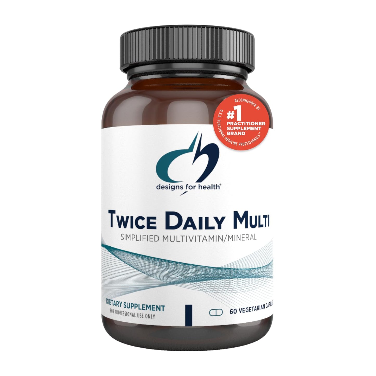 Methylated Multivitamin for Women & Men – 60 Capsules | Without Iron | Methylated B12 & Folate | Designs for Health