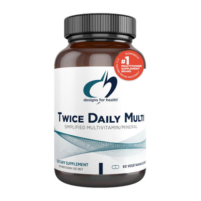 Methylated Multivitamin for Women & Men – 60 Capsules | Without Iron | Methylated B12 & Folate | Designs for Health
