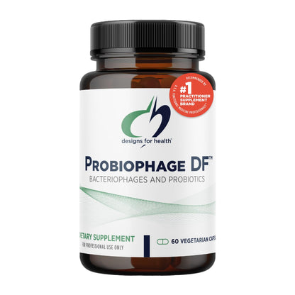 Probiophage DF Dairy-Free Probiotic with Bacteriophage, Delayed-Release (60 Count) | Designs for Health