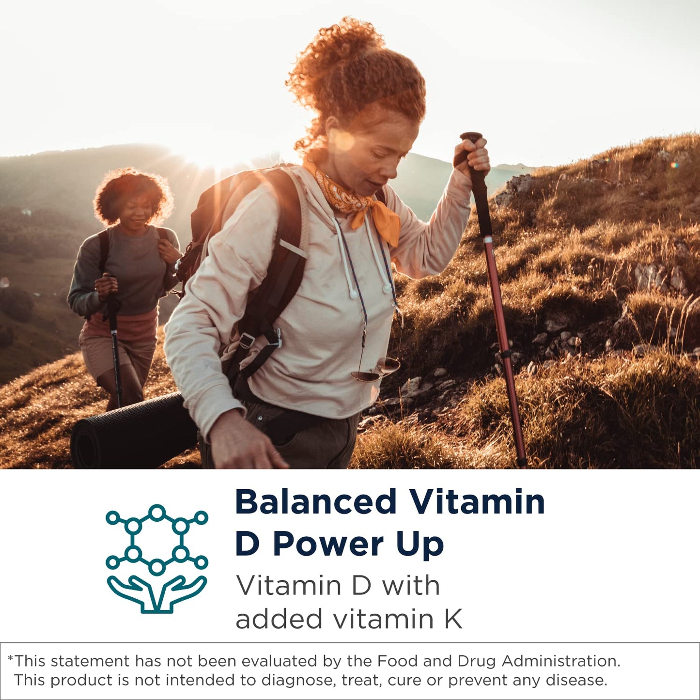 Designs for Health Vitamin D Synergy 2000 IU D3 + K - Gluten Free + Non-GMO 120 Capsules