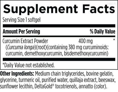 Designs for Sport Curcumin Complex – Supports Muscle Health Post-Exercise | NSF Certified for Sport | 60 Softgels