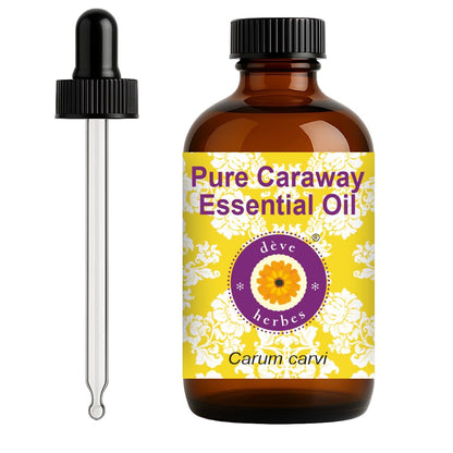 deve herbes Caraway Essential Oil (Carum carvi) – 120ml Glass Dropper