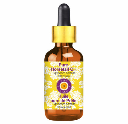 Deve Herbes Horsetail Oil – Glass Dropper, Cold-Pressed, 15ml