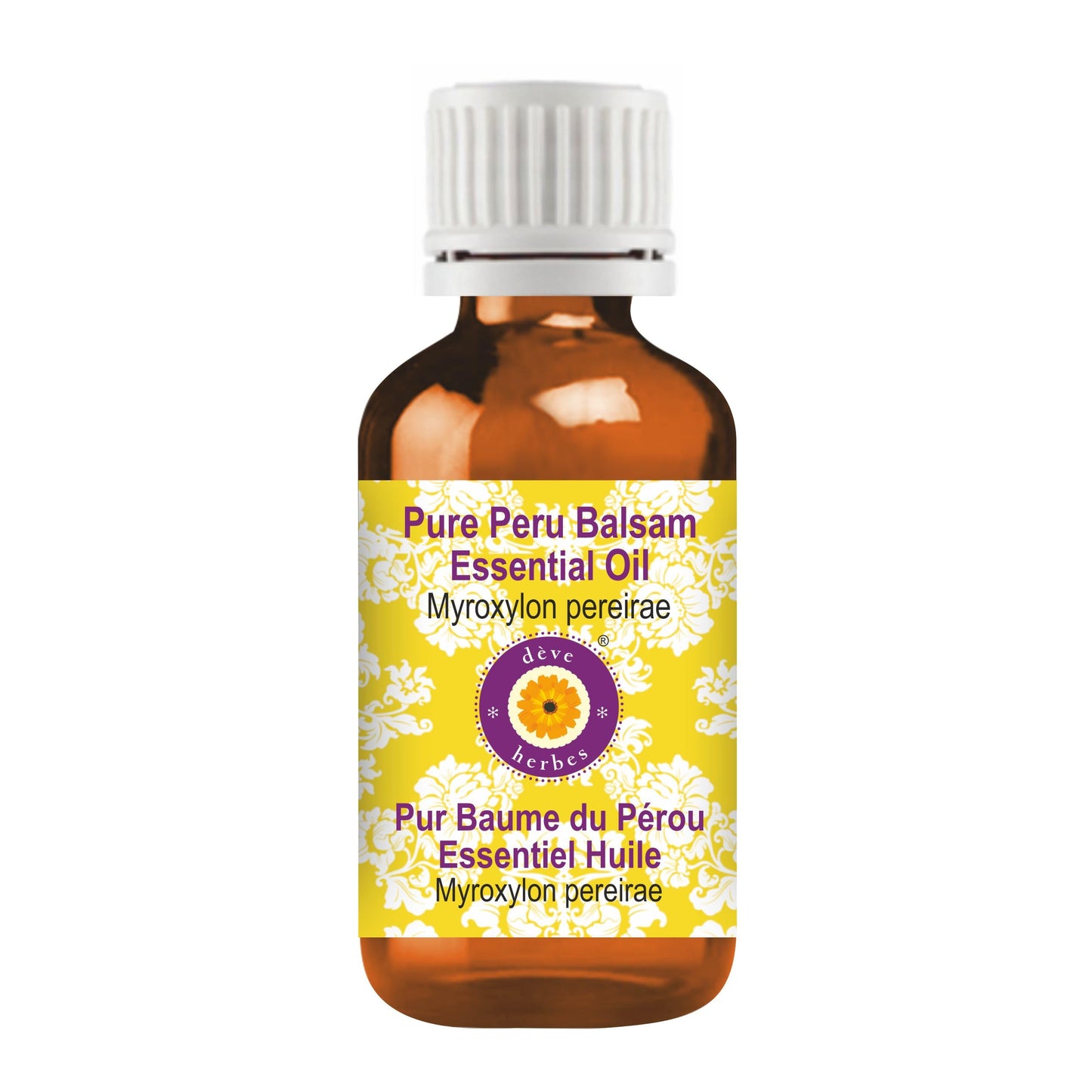 dèvre Herbes Peru Balsam Essential Oil (Myroxylon pereirae) – Pure, Steam-Distilled 30ml (1 oz) | Unisex