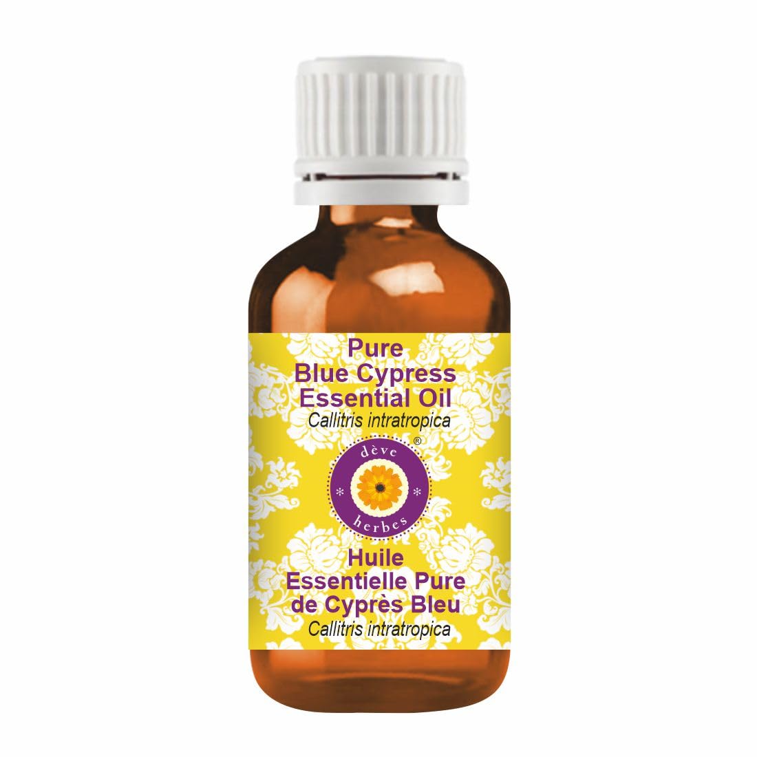 dève herbes Blue Cypress Essential Oil 50ml – Pure, Lightweight, Non-Greasy