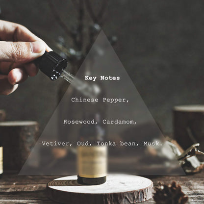 Oud Diffuser Oil – Niche Scent with Oud, Rosewood & Spices | 0.33 oz / 10 ml