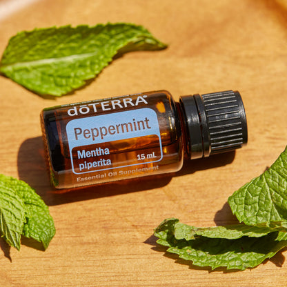 doTERRA Peppermint Essential Oil 15 ml – 2 Pack | Breath & Digestive Support