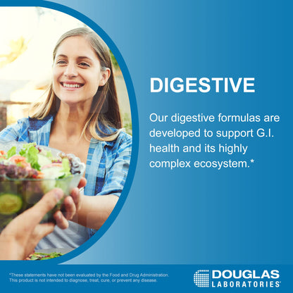 Douglas Laboratories G.I. Digest | Complete Enzyme Formula with Gluten & Dairy Enzymes | 90 Capsules