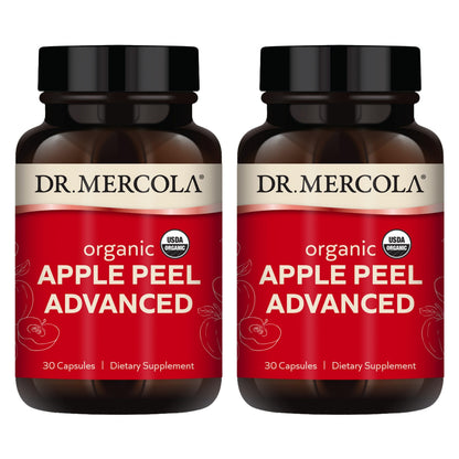 Dr. Mercola Organic Apple Peel Advanced 2 Pack – 30 Servings, USDA Organic, Non-GMO