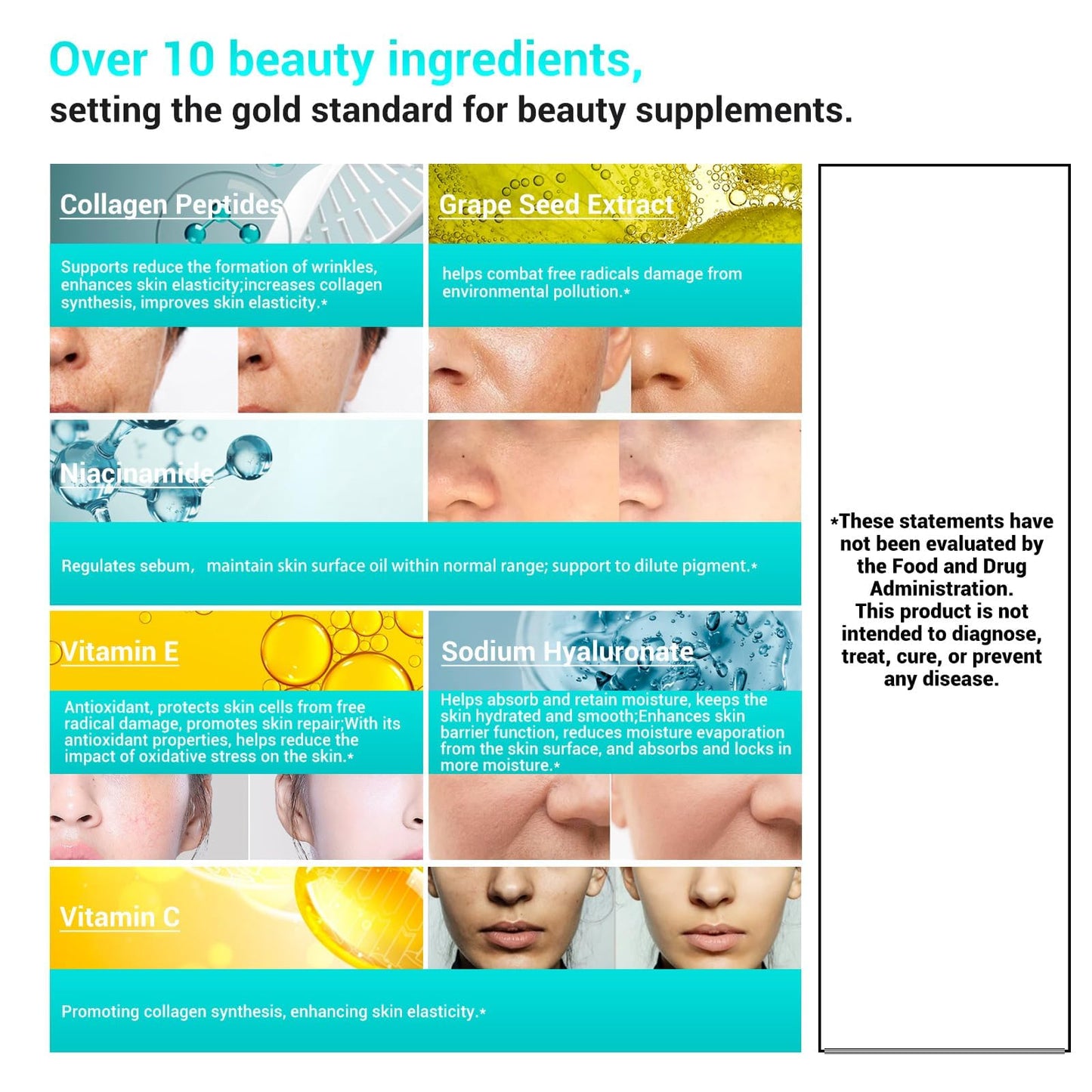 DrBioCare Collagen Peptides for Women – Beauty Vitamin & Mineral Supplement